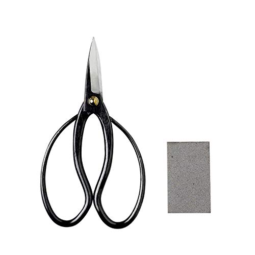 Wazakura Japanisches Bonsai-Trimm-Pflege-Set, Hergestellt in Japan – Traditionelle Bonsai-Schere 180mm + Harz entfernendes Radiergummi in Geschenkbox von Wazakura