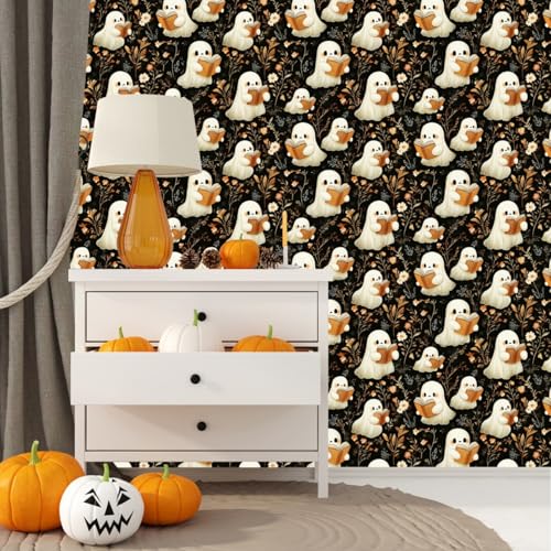 Wandschutzfolie Cartoon Halloween Klebefolie Möbel Möbelfolie Selbstklebende Folie Selbstklebende Tapete Tapeten Klebe Tpete Wall Paper Self Adhesive Wallpaper for Living Room 45x200cm/1 roll Wandschutzfolie Cartoon Halloween Klebefolie Möbel Möbelfolie Selbstklebende Folie Selbstklebende Tapete Tapeten Klebe Tpete Wall Paper Self Adhesive Wallpaper for Living Room 45x200cm/1 roll von Wazylphin