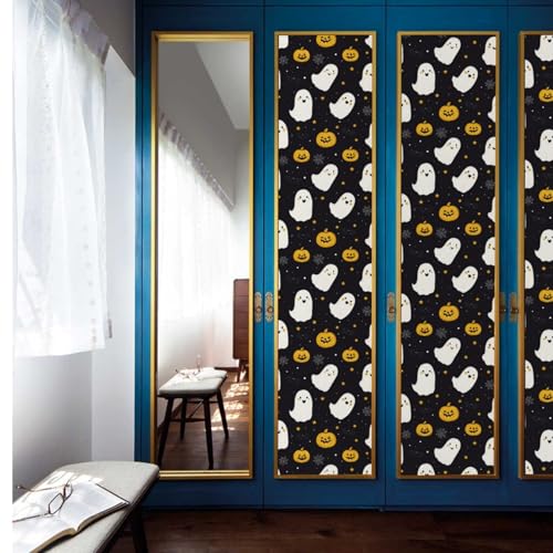 Wandschutzfolie Creme Weiß Schwarz Klebefolie Möbel Möbelfolie Selbstklebende Folie Selbstklebende Tapete Tapeten Klebe Tpete Wall Paper Self Adhesive Wallpaper for Living Room 45x200cm/1 roll von Wazylphin