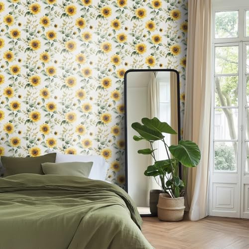 Wandschutzfolie Grüne Gelbe Blume Klebefolie Möbel Möbelfolie Selbstklebende Folie Selbstklebende Tapete Tapeten Klebe Tpete Wall Paper Self Adhesive Wallpaper for Living Room 45x200cm/2 roll Wandschutzfolie Grüne Gelbe Blume Klebefolie Möbel Möbelfolie Selbstklebende Folie Selbstklebende Tapete Tapeten Klebe Tpete Wall Paper Self Adhesive Wallpaper for Living Room 45x200cm/2 roll von Wazylphin
