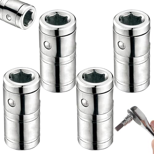 1/4 Quadratantrieb zum 1/4 Hex -Bit -Adapter, 4PCS -Stahl- /Sockeladapter, wiederverwendbares tragbares Bohrer für Schraubendreher, Steckdose, Stiefmaschinenbohrer, Schleifkonverter / 1/4 Quadratantrieb zum 1/4 Hex -Bit -Adapter, 4PCS -Stahl- /Sockeladapter, wiederverwendbares tragbares Bohrer für Schraubendreher, Steckdose, Stiefmaschinenbohrer, Schleifkonverter / von Wbaioluy