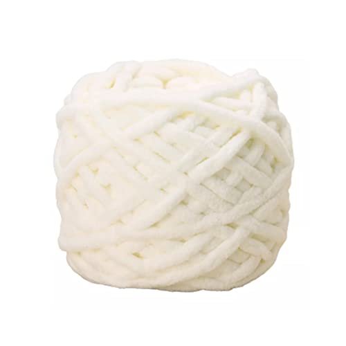 100g/1 Ball weiches Wattebotten Handkninggarn Super Chunky Sperry gewebtes wobdes Schadengarn für Häkelstrick -Strick -DIY -handgefertigten Decken Schalpullover klobig von Wbaioluy