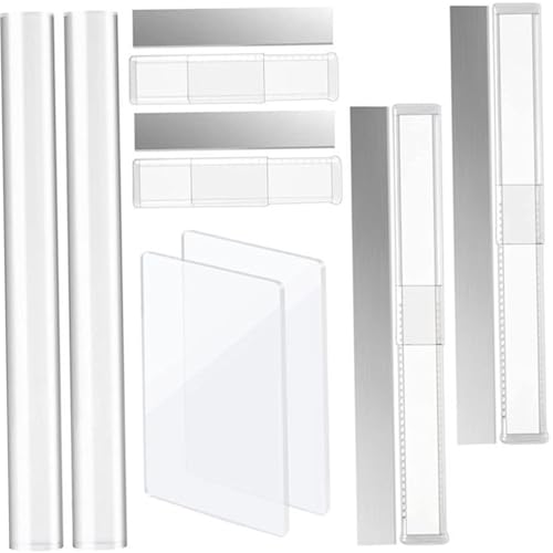 Acrylwalze für Polymerton, 12pcs/Set Clear Clay -Werkzeuge mit Polymerwalzen, Stahlschneider, Rechteck -Rückstand und DIY -Lufttrockenwerkzeugen für die Formgebung der Modellierung Bildhauerung von Wbaioluy