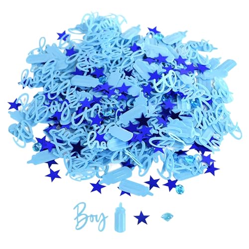 Babyparty Konfetti 3 Taschen funkelnde Baby Konfetti 15G/Tasche Geschlecht enthüllen süße Duschdekoration Partyzubehör, Junge Babyparty Konfetti 3 Taschen funkelnde Baby Konfetti 15G/Tasche Geschlecht enthüllen süße Duschdekoration Partyzubehör, Junge von Wbaioluy