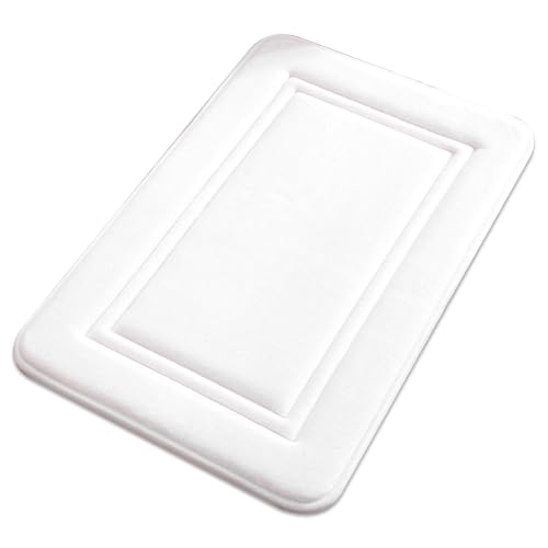 Badmatte 16x24 Minimalistischer weißer Bad Teppich Starke absorbierende Baumwoll-Badezimmermatte mit rutschfestem Rückenweich, bequemes schnelles Trocknen nicht abgebrochener Duschteppich für Zuhause von Wbaioluy