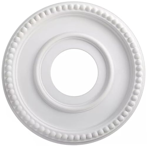 Decke Rose, Decke Rosenpolystyrol Beleuchtung PU Europäischer Stil Leichtboard Leuchte Leuchte Basis Dekoration Lampenschattenrunde Dekoration 12, 4 Zoll weißer Gips Decke Rose, Decke Rosenpolystyrol Beleuchtung PU Europäischer Stil Leichtboard Leuchte Leuchte Basis Dekoration Lampenschattenrunde Dekoration 12, 4 Zoll weißer Gips von Wbaioluy