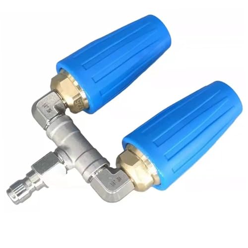 Hochdruck -Waschspitze rotierende Dual -Tipps 1/4 4000psi Ersatz Turbo Düse Aluminiumlegierung rostbeständiger Druck Waschmaschine Zubehör Düsen Düsen Hochdruck -Waschspitze rotierende Dual -Tipps 1/4 4000psi Ersatz Turbo Düse Aluminiumlegierung rostbeständiger Druck Waschmaschine Zubehör Düsen Düsen von Wbaioluy