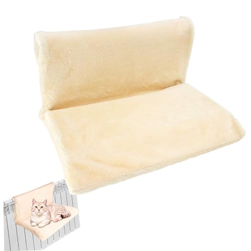 Katzenkühler Hängematte warm und gemütlich hängende Katzenbett mit Metallrahmen Fensterbett waschbarer und abnehmbar Katzenkühler Hängematte warm und gemütlich hängende Katzenbett mit Metallrahmen Fensterbett waschbarer und abnehmbar von Wbaioluy