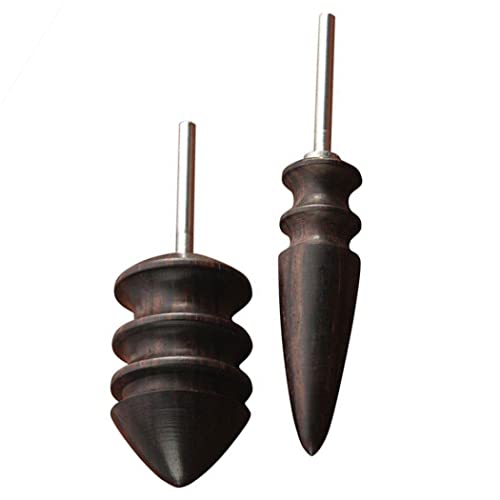 Leder Burnisher Bits Set DIY Bastelspitze Tipp Leder Burnsishing Slicker Tools 2pcs von Wbaioluy