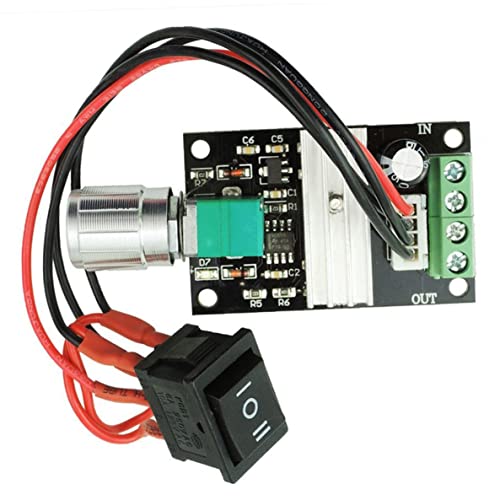 Motor Speed ​​Controller DC 6 V 12 V 24 28 3A 80W 1203BB PWM Motor Treiber Umkehrschalter Drehzahl einstellungsemotorischer Steuerelement von Wbaioluy