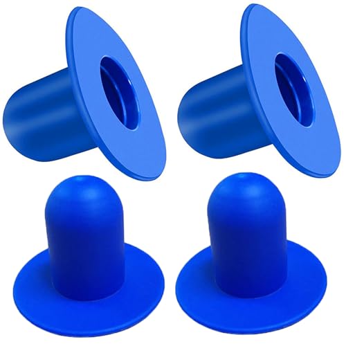 Pool -Stecker, Ersatz 4PCs Flexibler Kleberbecken -Skimmer -Stecker, Dichtungssiegellochstopfen für den oberen Boden, für die meisten Pools Wandpflaster, die für den oberen Boden kompatibel ist von Wbaioluy