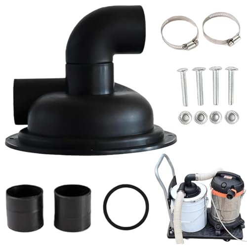 Staubzyklonabdeckung mit Ellbogen 197mm schwarzer Zyklon-Abdeckung vorgebohrter Ersatz PP Staubabscheiderungskappe, Vakuumzubehör Staubzyklonabdeckung mit Ellbogen 197mm schwarzer Zyklon-Abdeckung vorgebohrter Ersatz PP Staubabscheiderungskappe, Vakuumzubehör von Wbaioluy
