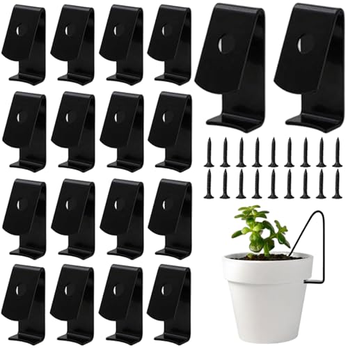 Wbaioluy 18pcs Ton Topfstangen Praktische stabile metallwandmontierte Blütenbügelhügel mit Schraube für die Wandhalterung im Innenhaufen im Freien Freien in der Außenpflanze Wbaioluy 18pcs Ton Topfstangen Praktische stabile metallwandmontierte Blütenbügelhügel mit Schraube für die Wandhalterung im Innenhaufen im Freien Freien in der Außenpflanze von Wbaioluy