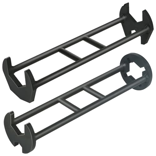 Wbaioluy 2pcs/Set Beckenschlüssel in 7 Größen Waschbeckenschlüsselanschluss Multifunktional robuster Wasserhahn dicht von Wbaioluy