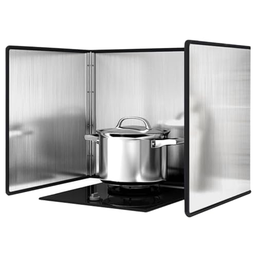 Wbaioluy Grease Splatter Guard, Edelstahl 3-seitig gefaltetem Splitterschutz mit Gummian Kante 12x15.7x15.7 Wärme-resistent Wbaioluy Grease Splatter Guard, Edelstahl 3-seitig gefaltetem Splitterschutz mit Gummian Kante 12x15.7x15.7 Wärme-resistent von Wbaioluy