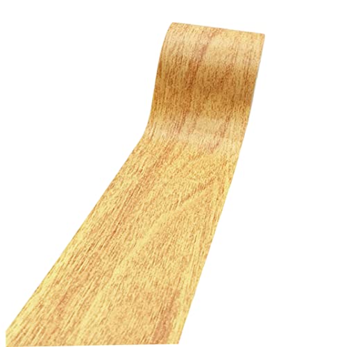 Wbaioluy Holz Getreide Klebeband verschönern Möbel Boden Reparaturband Hochviskose Haushalt Möbeltisch und Stuhl hellbraune Brötchen von von Wbaioluy