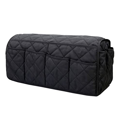 Wbaioluy Sessel Caddy Couch Arm Ruhe Organisator Sofa Armlehnen bedeckt wasserdichte Fernbedienungshalter für Ließer Schwarze Couch Fernhalter von Wbaioluy