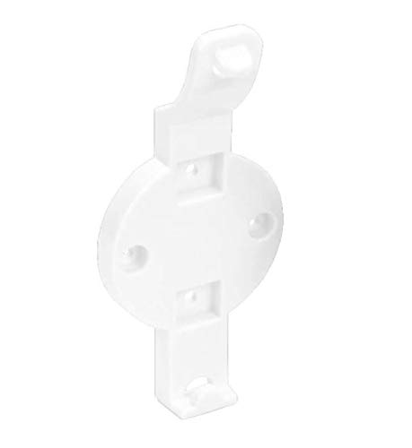 WcWunder Wandhalter-Adapter Basis antibakterielle WC-Reinigungs-Bürste ohne Borsten (weiß) von WcWunder