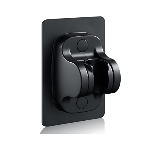 Duschkopfhalter, universelle schwarze Saugnapf-Wandhalterung, verstellbare Halterung, geeignet for Badezimmerzubehör, Badewanne ohne Bohren von WchsTUmpxN