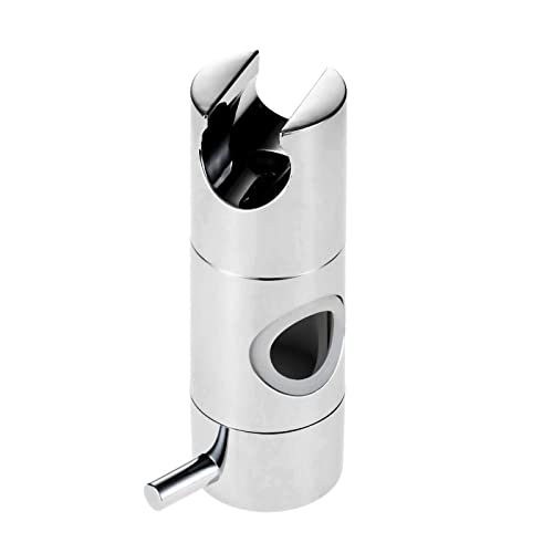 Duschkopfhalter, universeller Handbrausehalter for 22 mm 25 mm Rohrschienenschieber, verstellbarer Sprühstangenersatz von WchsTUmpxN