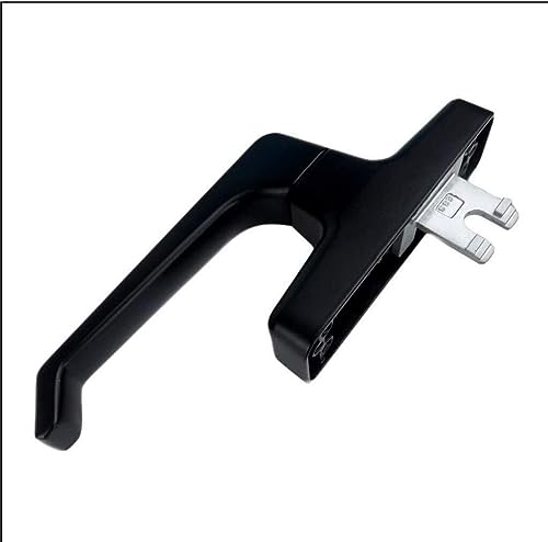 Flügelverriegelungsgriff, Fensterverriegelungsgriffe for UPVC-Fensterverriegelung, Tür und Innenseite des Push- und Pull-Antriebs, Schwenk-Dreh-Hardware-Teilegriff(Svart) von WchsTUmpxN