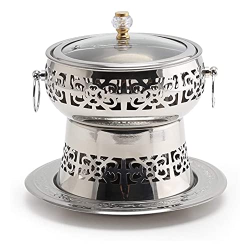 Retro Hot Pot Buffet Herd, Edelstahl Hot Pot Alkohol Topf Runder Buffet Tragbarer Herd Familie Tägliche Küche Outdoor Camping Topf Retro Hot Pot Buffet Herd, Edelstahl Hot Pot Alkohol Topf Runder Buffet Tragbarer Herd Familie Tägliche Küche Outdoor Camping Topf von WchsTUmpxN