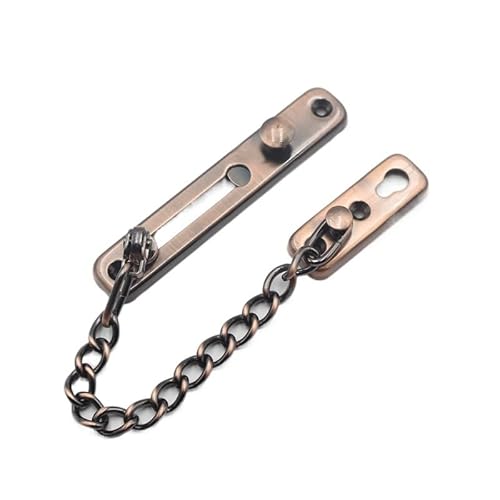 Sicherheitstürkette, 20 cm, 5 Farben, Schloss, Galvanik, Diebstahlschutz, Edelstahl, Rostschutz, dicke Bolzen, Hardware-Ketten for die Vorderseite Sicherheitstürkette, 20 cm, 5 Farben, Schloss, Galvanik, Diebstahlschutz, Edelstahl, Rostschutz, dicke Bolzen, Hardware-Ketten for die Vorderseite von WchsTUmpxN