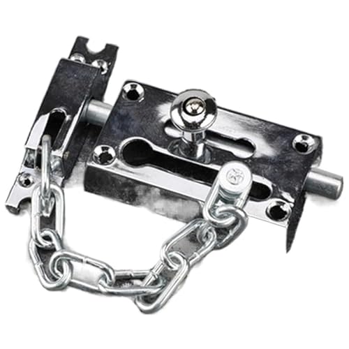 Sicherheitstürkette, 20 cm, 5 Farben, Schloss, Galvanik, Diebstahlschutz, Edelstahl, Rostschutz, dicke Bolzen, Hardware-Ketten for die Vorderseite Sicherheitstürkette, 20 cm, 5 Farben, Schloss, Galvanik, Diebstahlschutz, Edelstahl, Rostschutz, dicke Bolzen, Hardware-Ketten for die Vorderseite von WchsTUmpxN