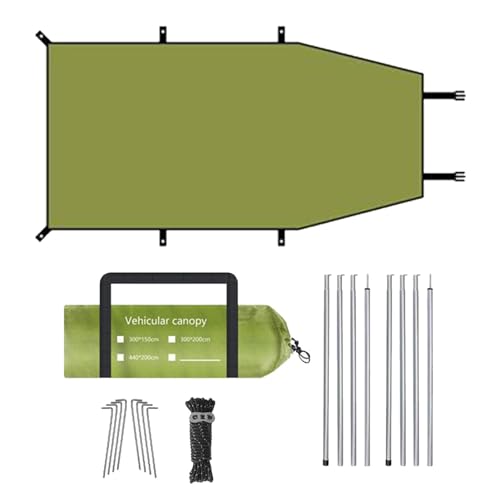 Car Roof Tent | Car Camping Tent | Waterproof Camping Tent | Car Tent | Lightweight Camping Gear | Awning Tent Waterproof SUV Tent Trunk Tent with Stakes & Ropes for Camping Beach Outdoor Travel von Wcybym