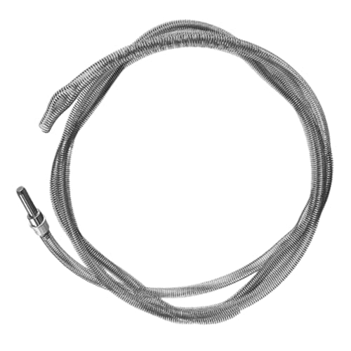 Clog-Entfernungswerkzeug, Abflussreinigungsfeder, flexibler Rohrgreifer, biegsamer Metallschlauch, Griff ohne Rutschgriff, 1-teilige Menge, für die Badewanne oder die Verwendung von Küchenbadewaschbec von Wcybym