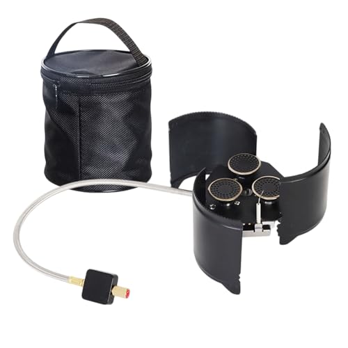 Kocher Camping - 5000W Campingkocher | Hitzebeständige Keramik Klappbar Windfest Wasserkocher Sicher Für Reise Grillen BBQ von Wcybym