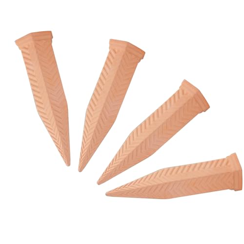 Terrakotta -Selbstbewässerungspikes, Pflanzenbewässerungsinstrumente, automatische Bewässerungseinsätze, 8 Stcs, 6,9 x 18,5 cm, für Zimmerpflanzen im Innenbereich, Gärten im Freien, Urlaubsanlagepfleg von Wcybym