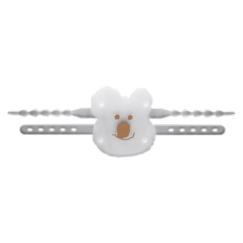 Tür Slam Stopper, Silikon 24,6 x 8,2 cm, Koala -Formriegelabdeckung, Tür Ruhige Schließpolster, Geräuschreduzierung, Stoßdämpferschutz, für Kinderzimmer -Schlafzimmerwohnung von Wcybym