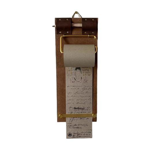 Vintage-Zwischenablage Notizbuch, Handlungsspender, Roll Message Pad mit abreißendem Design, hängbares Schreibdisplay, 1 Stück, Küchenbürosrestaurant Wohnzimmer Gebrauch von Wcybym