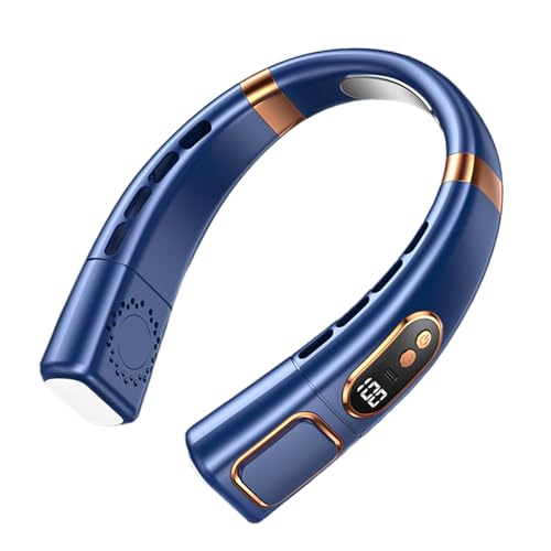 Wcybym Halsventilator Wiederaufladbar - Kompakter USB-Ladeventilator | Leiser Halsventilator Mit 5 Stufen Für Spazierengehen Sport Festival Wandern Camping Reise von Wcybym