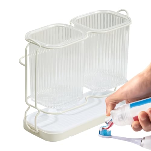 Zahnbürstenhalter - Rasiererhalter Für Schreibtisch | Dekorative Multifunktionale Zahnbürsten Aufbewahrung Für Waschtisch Küchenspüle Kinderzimmer Camping Dusche Badezimmer von Wcybym