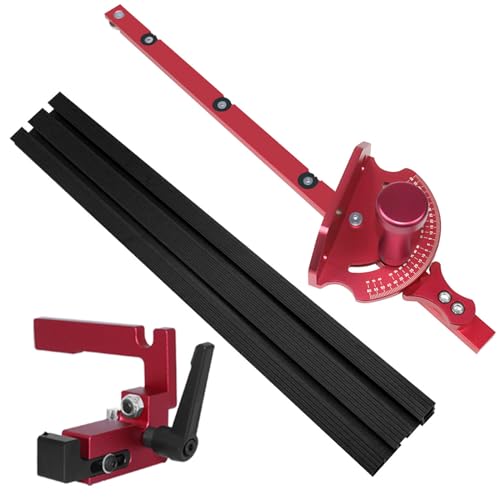1 Set Gehrungslehre und Zaun mit Spurstopp-Säge-Lineal für Tischfräse, Holzbearbeitung, Werkzeuge 1 Set Gehrungslehre und Zaun mit Spurstopp-Säge-Lineal für Tischfräse, Holzbearbeitung, Werkzeuge von Wdbild