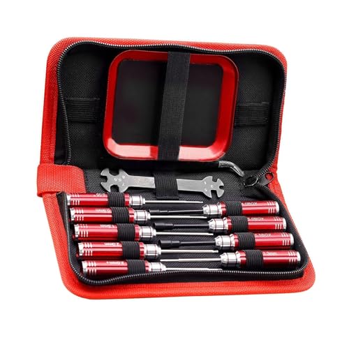 11pcs Festes Aluminium Stahl Autofahrzeug Werkzeug Werkzeugmagnetschraubendreher Essentielles Werkzeug Für Handwerksenthusiasten Hobbyisten Mehrzweck Autoschraubendrecher Set Set von Wdbild