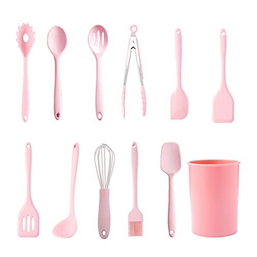12 PCs Silikonküchenutensilien Set Gummi Spatel Gadgets Nicht Stick Kostenlose NoScratch Wärme Resistat Kochgeschirr Langlebig von Wdbild