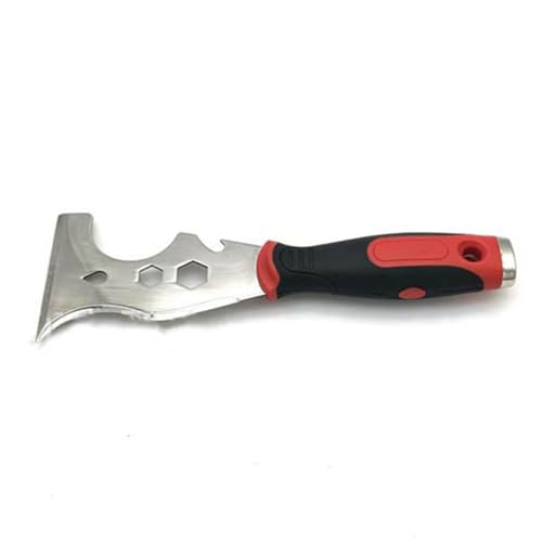 16 In 1 Edelstahl Multi Scraper Werkzeug Mit Ergonomischem Kunststoffgriff Für Reparaturen Und Outdoor Aktivitäten Die Alle In Einem Schaberkit Tragbar Sind von Wdbild