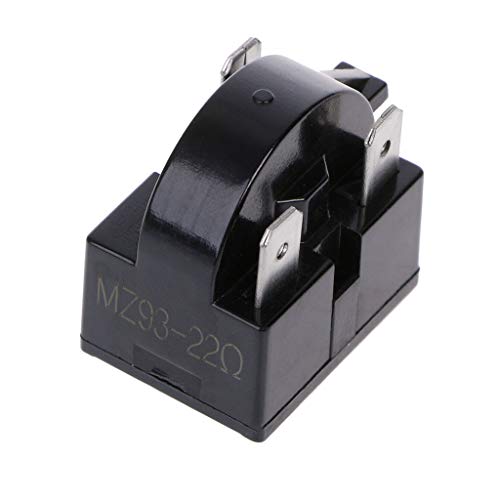 2 Pin 3 Pin 12 Ohm 22 Ohm Kühlschrank PTC Startrelais Schwarzer Kompressor Relais Beschützer Für Den Kühlschrank Ersatz Kühlschrank Kühlschrank Klimaanlage Kühlteile Ventile Lüfter Reifenentferner von Wdbild