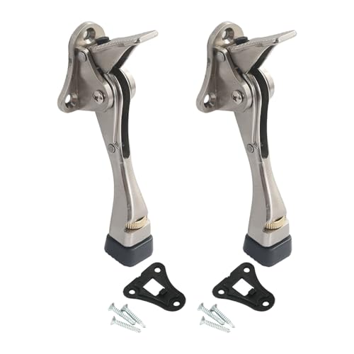 2pcs Metall Türstop Hochleistungsverstellbarer Kickdown Türstopp Türhalter Mit Gummispitze Leicht Abzulegen Und Verstellbarer Mit Nonslip Gummispitze Abzulassen 2pcs Metall Türstop Hochleistungsverstellbarer Kickdown Türstopp Türhalter Mit Gummispitze Leicht Abzulegen Und Verstellbarer Mit Nonslip Gummispitze Abzulassen von Wdbild