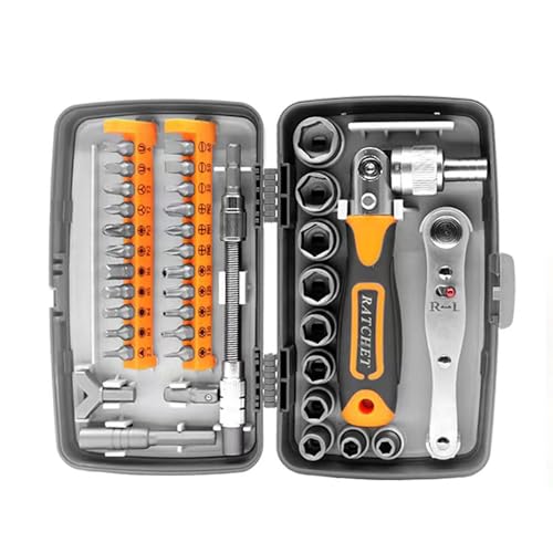 38 In 1 Haushaltsschraubendreher Hausreparaturwerkzeug Kits Rotating Ratchets Kits Möbel Wartung Multi Bit Und Ratcheting Werkzeug Set Kit von Wdbild