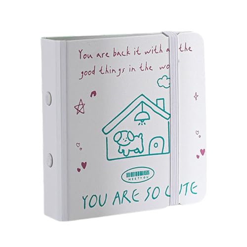 40 Pocket Photo Collection Book 3inch Karten Organizer 3 Ringe PP BINDER COVER TRAGSABLICHES FOTO ALBUM FÜR Collectors Star Themed Card Keeper von Wdbild