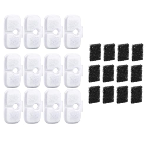 4PCS Ersatzfilter Für PET Wasserbrunnen Verbesserung des Wasserfilters Und Schwammersatz Ersatztierfontain von Wdbild