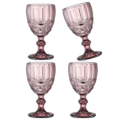 4PCS Weinglas Tassen Prägien Säfte Trinken Tassen Elegante Getränkeglaswaren Champagner Goblets Für Elegante Partys von Wdbild