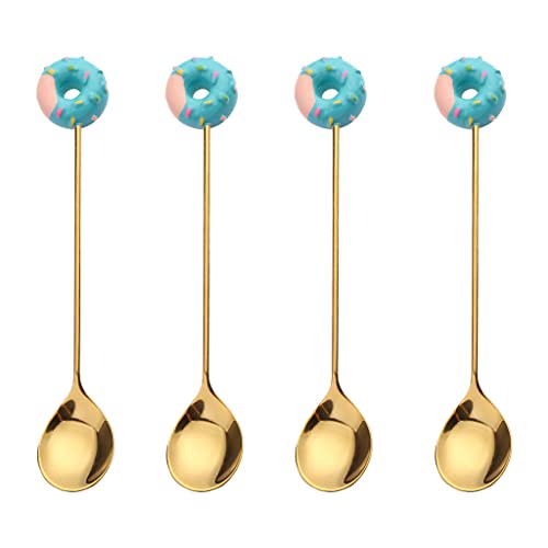 4pcs Edelstahl Candy Spoon Fork Küchentisch Dessert Löffel Rühren Rühren Zucker Rühreis Eispeon Set 4pcs Edelstahl Candy Spoon Fork Küchentisch Dessert Löffel Rühren Rühren Zucker Rühreis Eispeon Set von Wdbild