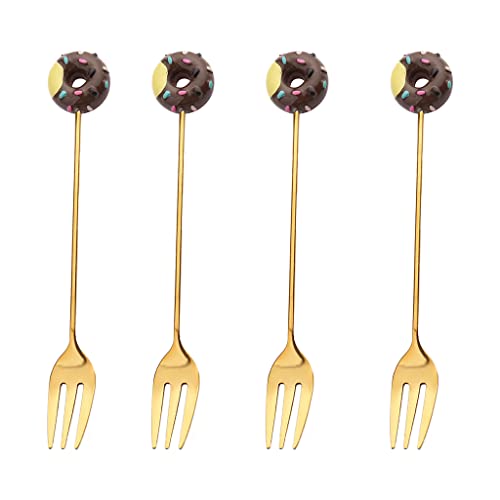 4pcs Edelstahl Candy Spoon Fork Küchentisch Dessert Löffel Rühren Rühren Zucker Rühreis Eispeon Set 4pcs Edelstahl Candy Spoon Fork Küchentisch Dessert Löffel Rühren Rühren Zucker Rühreis Eispeon Set von Wdbild