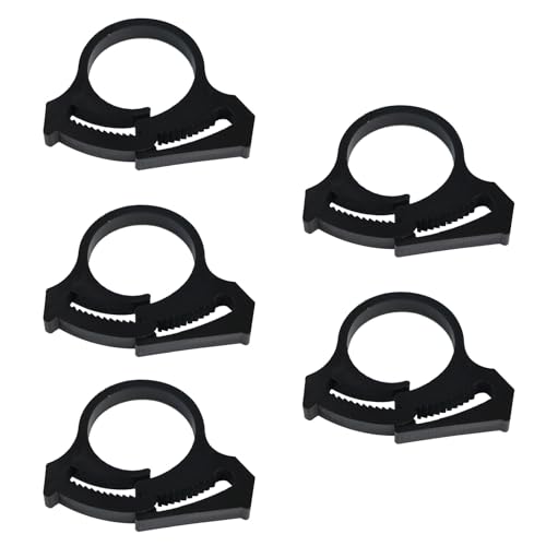 5 Piece Easy Installation Rohrverletzer Für Effiziente Gewächshäuser Und Gartenbewässerungsschläuche Klemmen Wasserschlauchklammern Gartenschlauchrohrklammern Clips von Wdbild