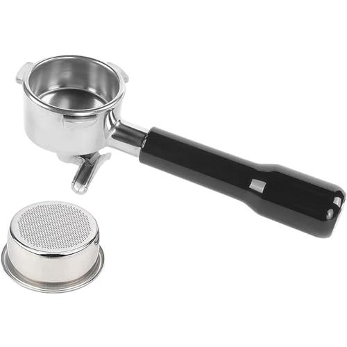 54mm Kaffeefilter Kaffeemaschine Ersatzfilter Korb Kaffee Bodenloser Portafilter Kaffeemaschinezubehör von Wdbild